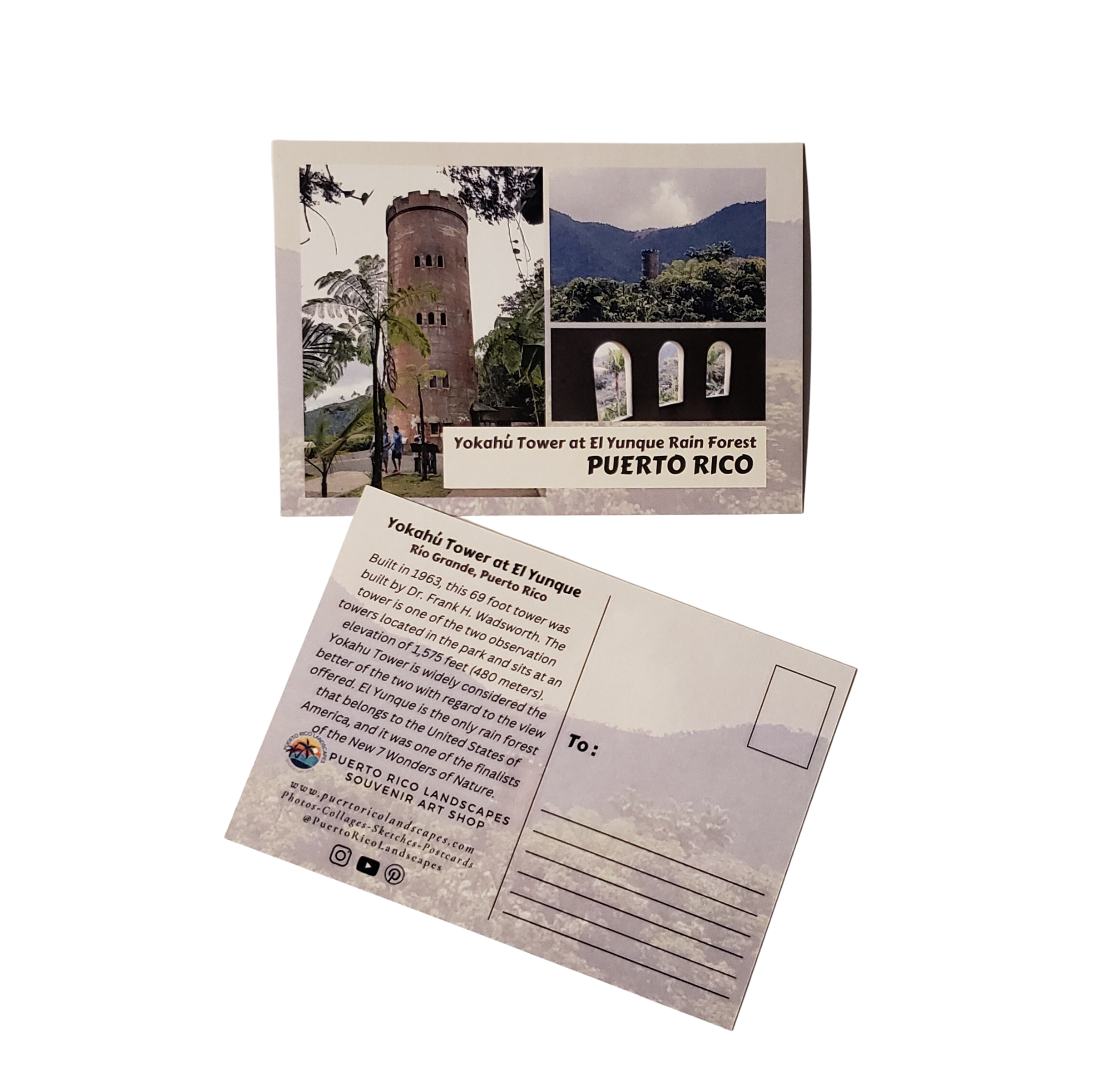 Yokahu Tower Mail Postcard